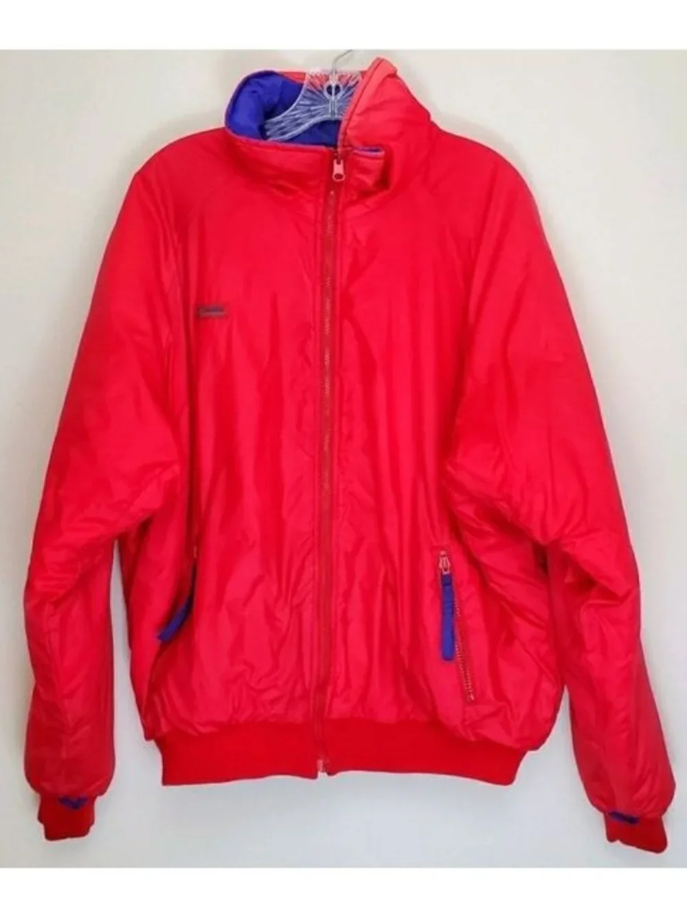 Vintage Columbia reversible coat radial sleeves